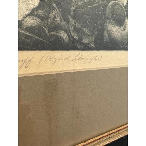 Vintage Wilhelm Heise Original Lithograph Nächtliche Blumenstücke Botanical 1925 - Picture 9 of 9